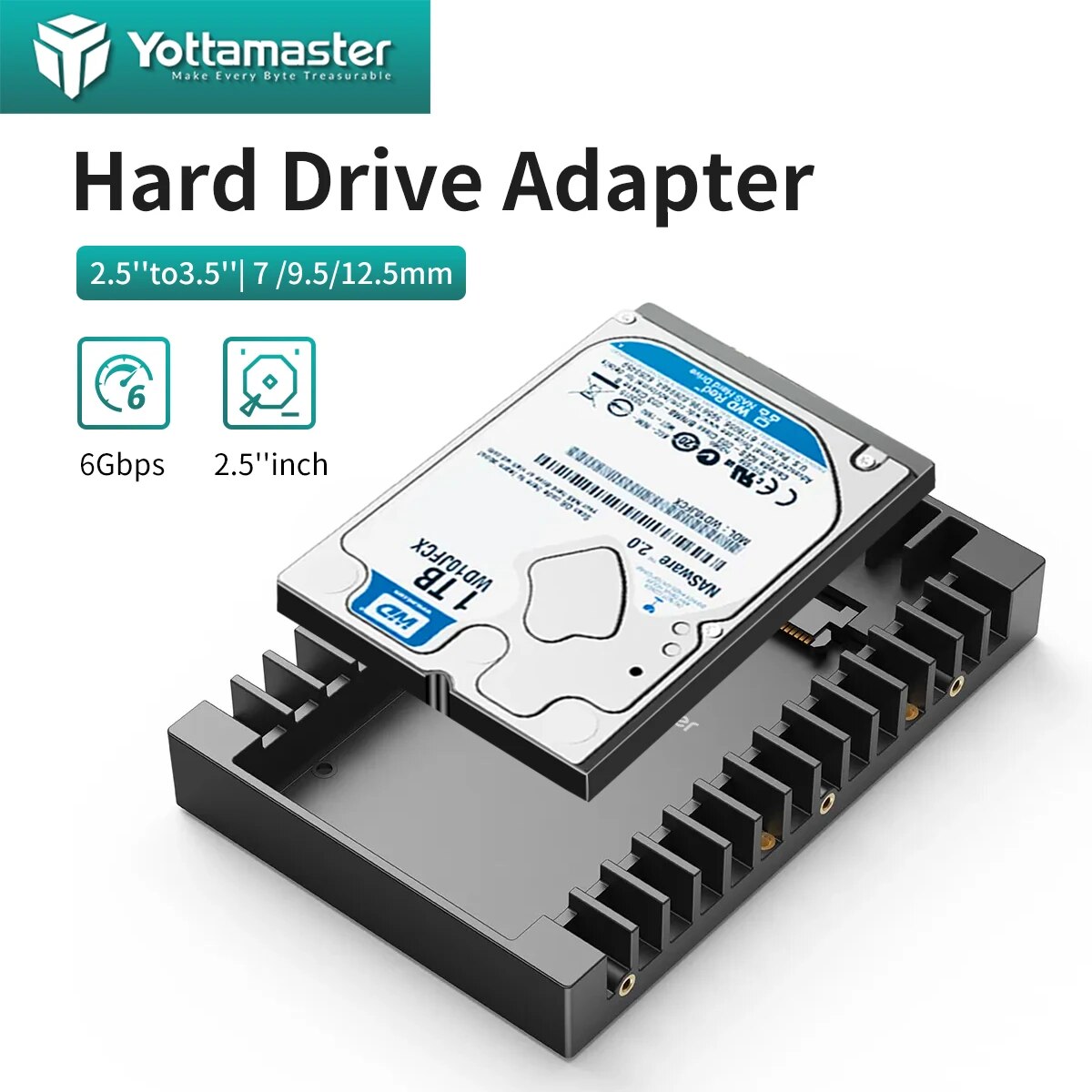 Yottamaster 2.5 SSD SATA-3.5 ϵ ̺ ,  ̺    귡Ŷ, HDD/SSD ĳ Ʈ